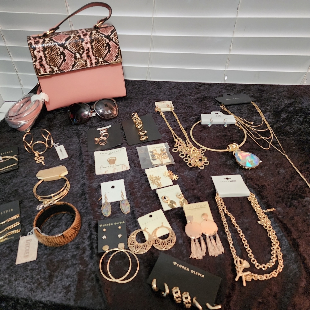 Dune London Crossbody & Jewelry Bundle